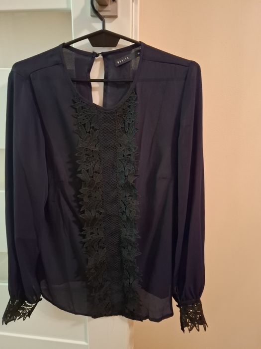 Bluzka elegancka czarna mohito 38