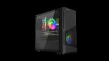 Nowa, FV23% Obudowa do komputera PC Krux Cosmo RGB KRX0088 RGB SZKŁO