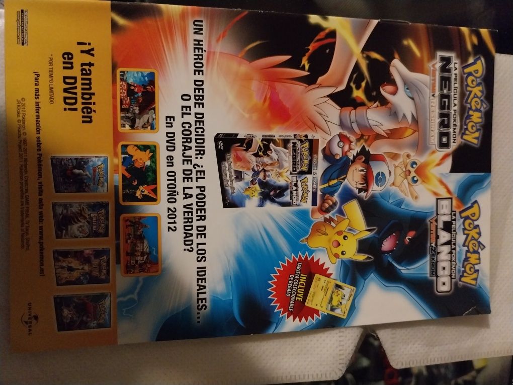 Folheto Nintendo Pokemon