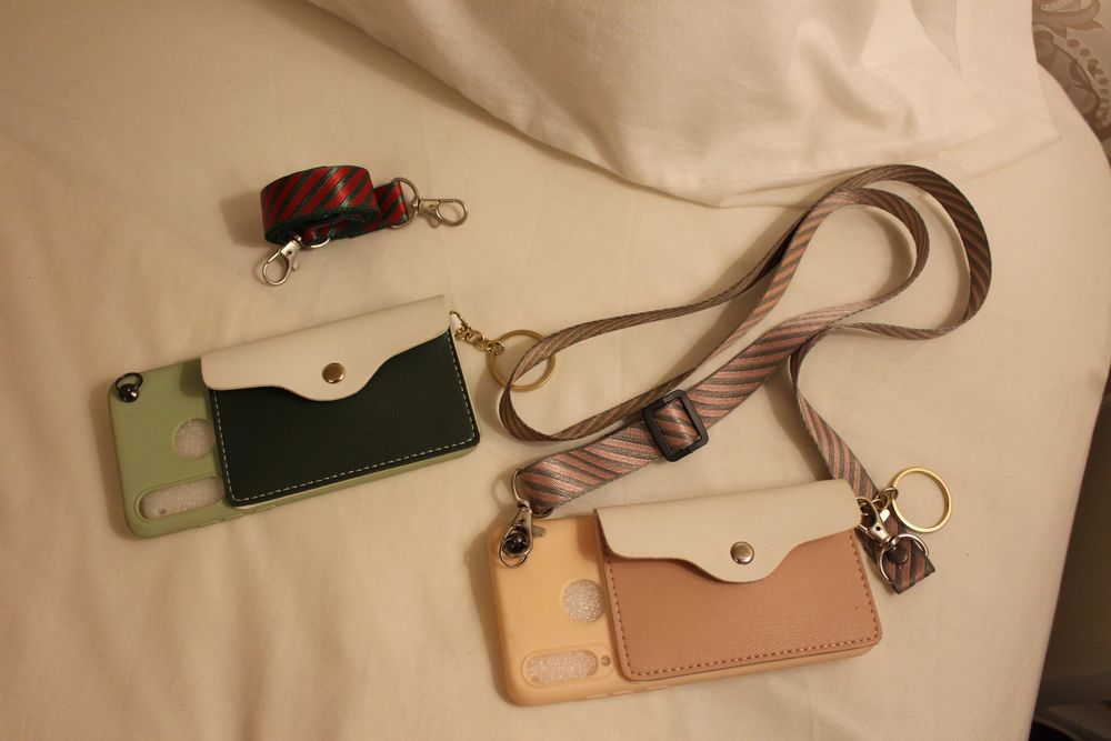 Capa/bolsa Huawei p30 lite, da Minnie, rosa/verde novas