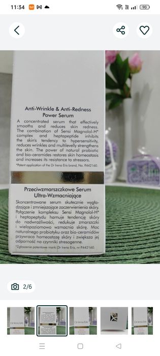 Dr Irena Eris doskonałe serum do skóry dojrzałej, wrażliwej 30 ml