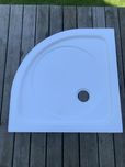 Brodzik półokrągły 80x80x5 sanplast prysznic kabina