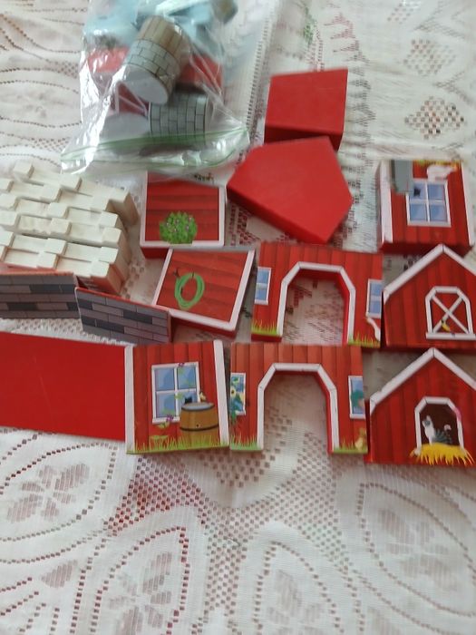 Drewniana farma dla dzieci 2 zestawy