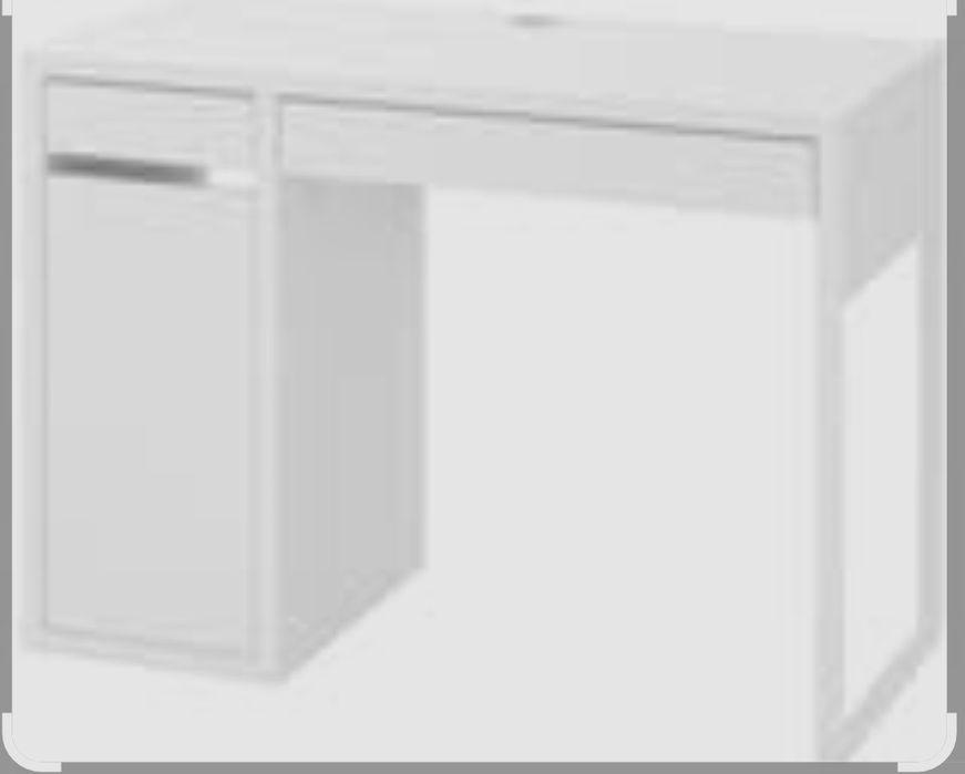 Secretária IKEA modelo MICKE azul