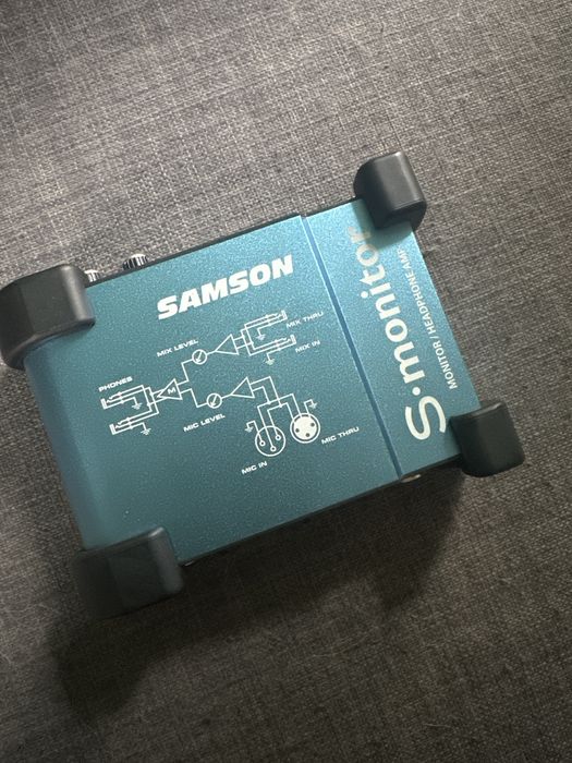 SAMSON S-Amp (Mini) 4-ro kanałowy wzmacniacz słuchawkowy