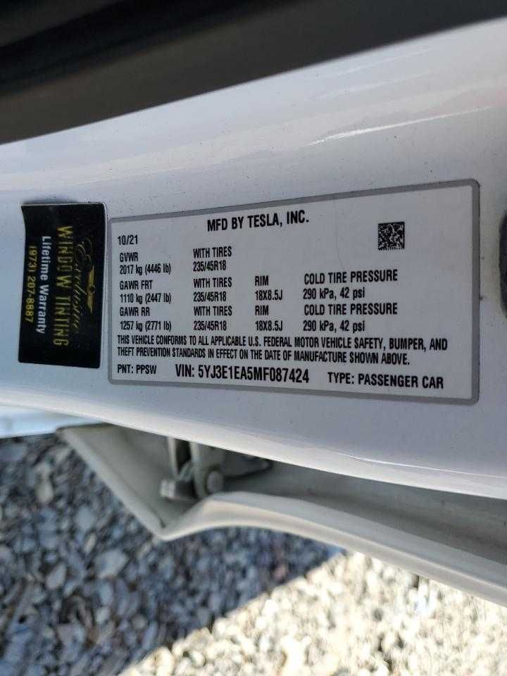 2021 Tesla Model 3