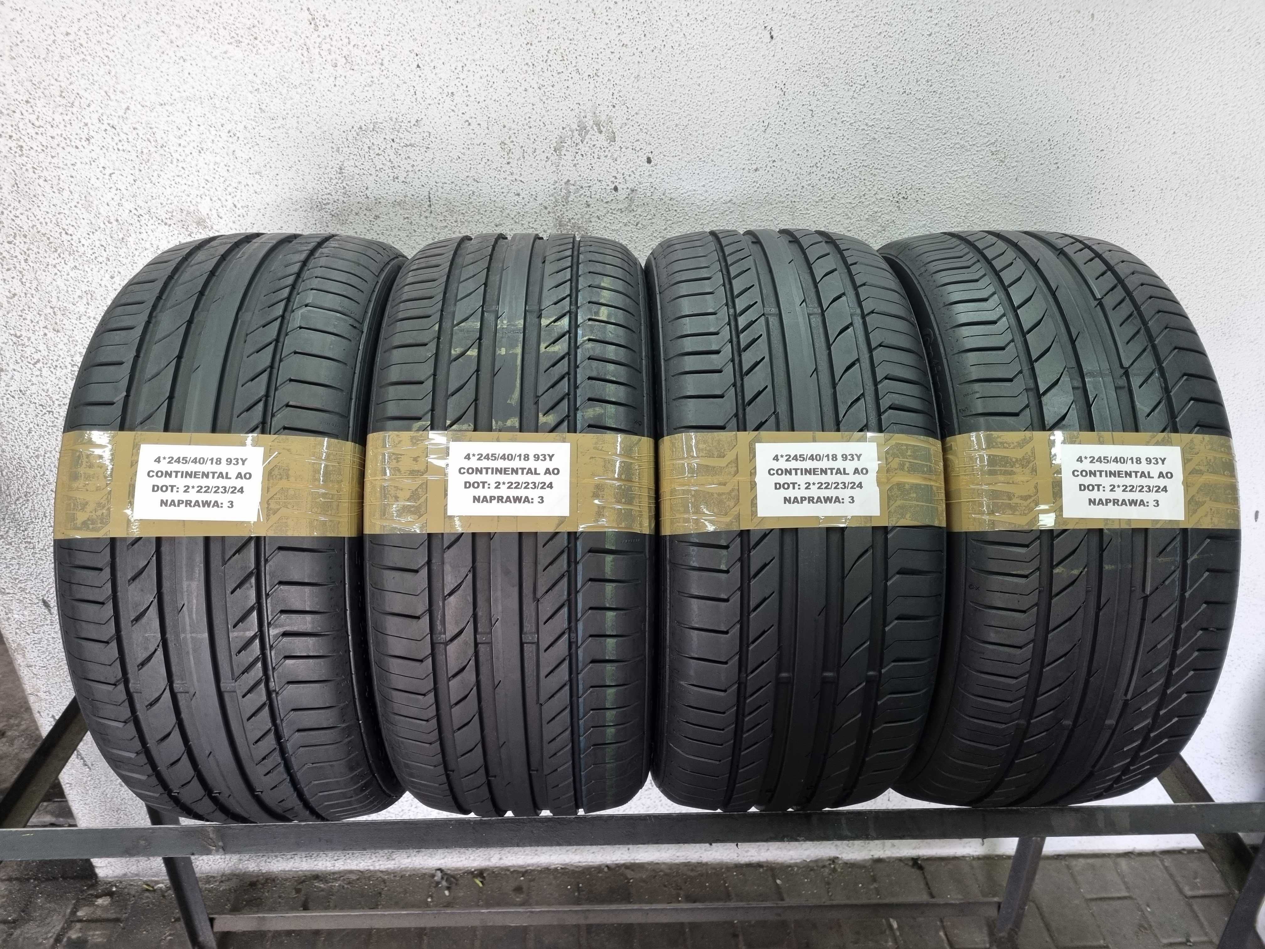 245/40/18 93Y Continental Conti Sport Contact 5 AO