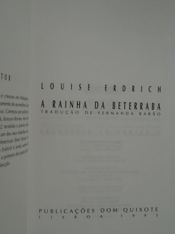 A Rainha da Beterrraba de Louise Erdrich