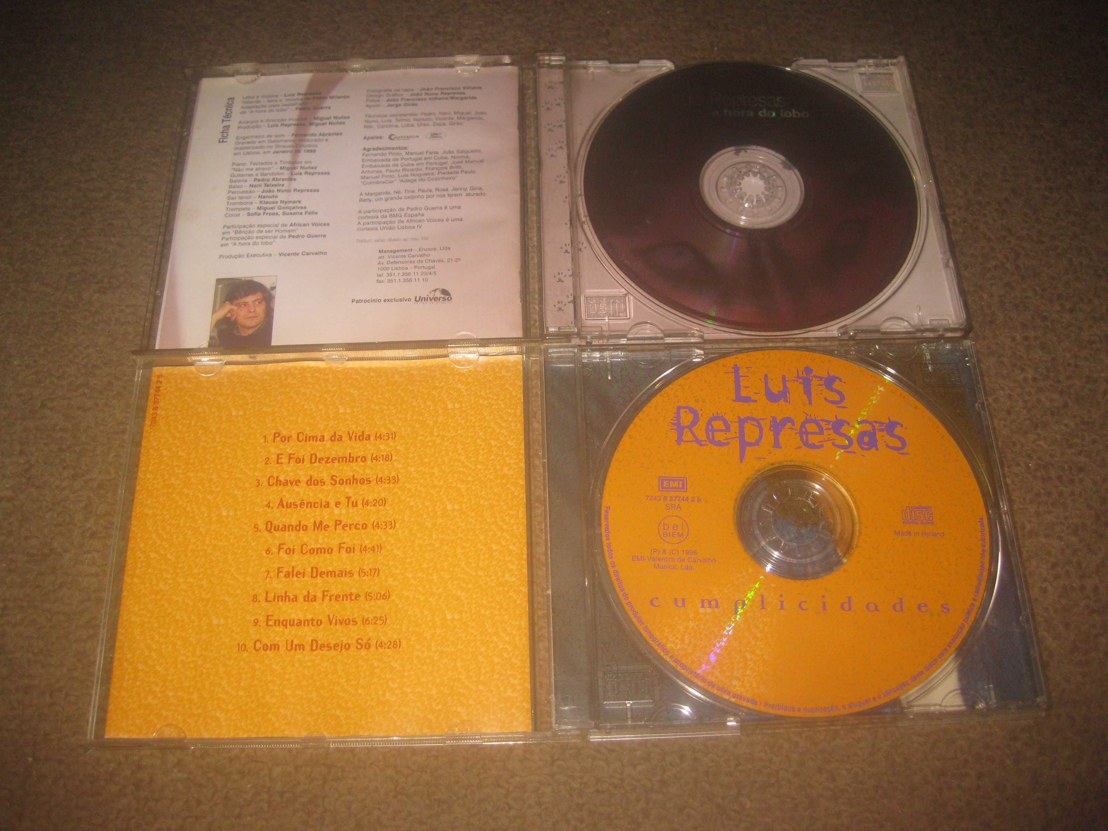 4 CDs do "Luís Represas"
