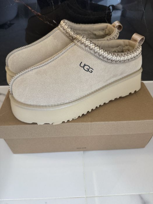 Buty klapki UGG 41  beż wełna