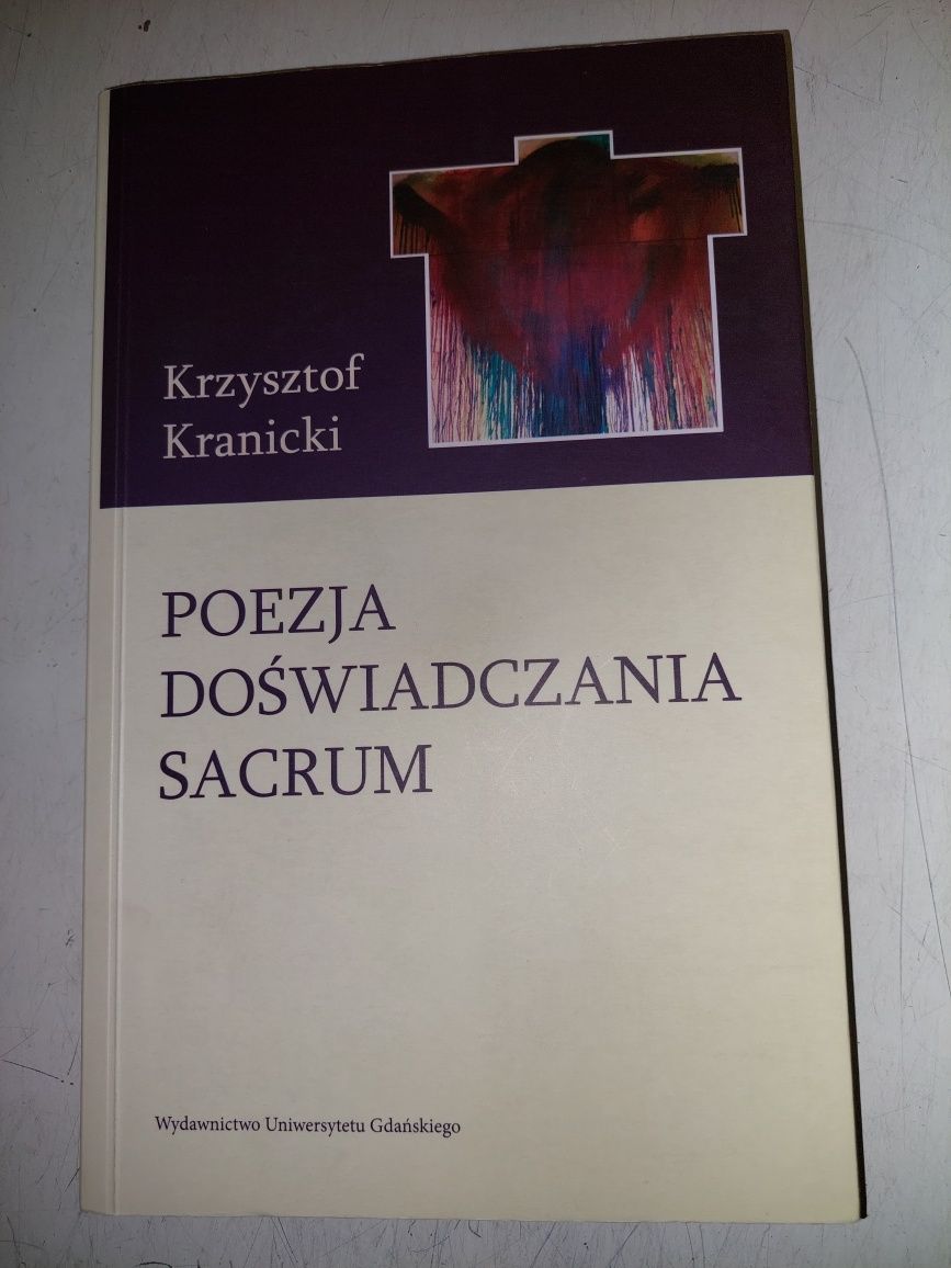 Poezja Doświadczania sacrum autor Krzysztof Kranicki