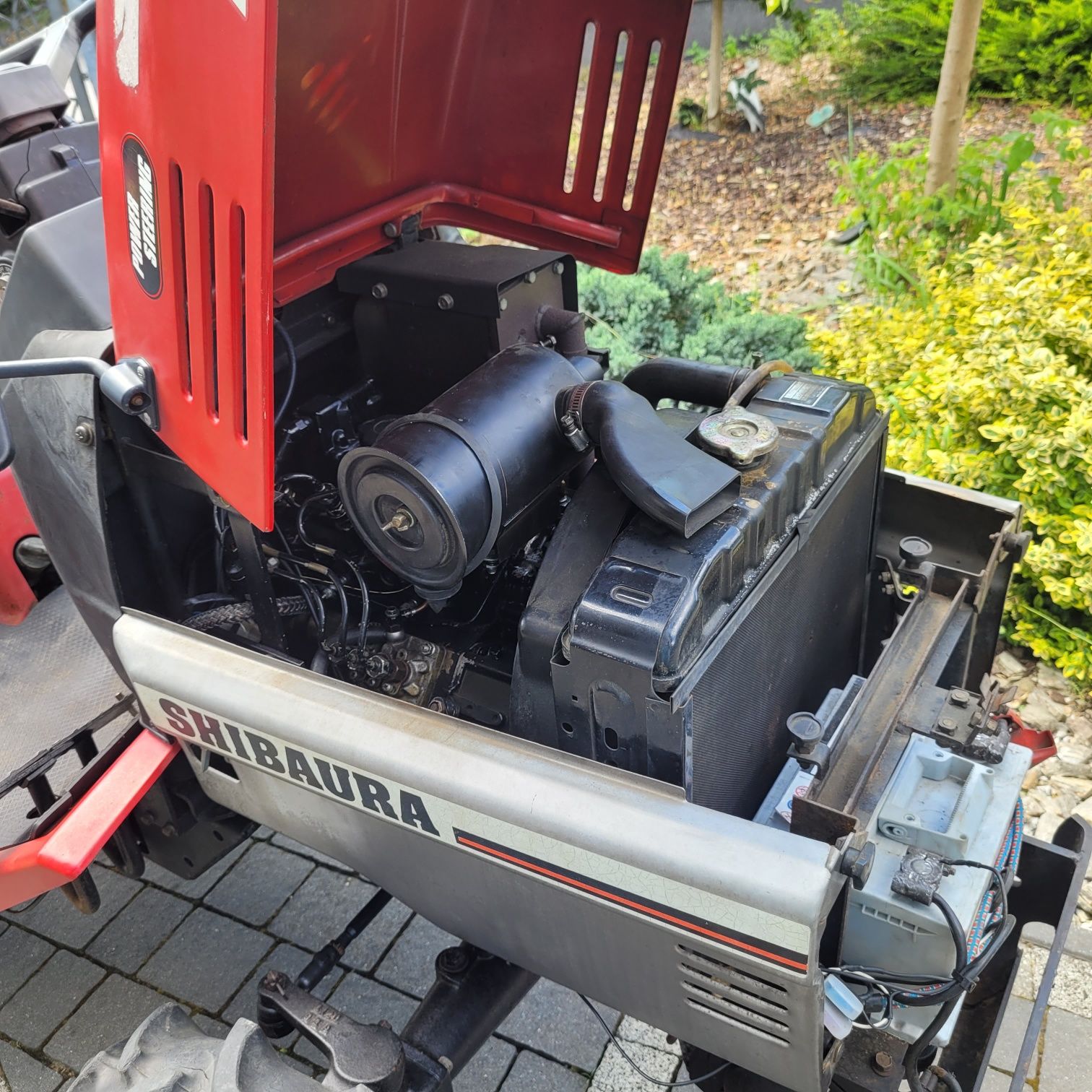 Shibaura p165F 4x4 wspomaganie wałek podnośnik Iseki kubota