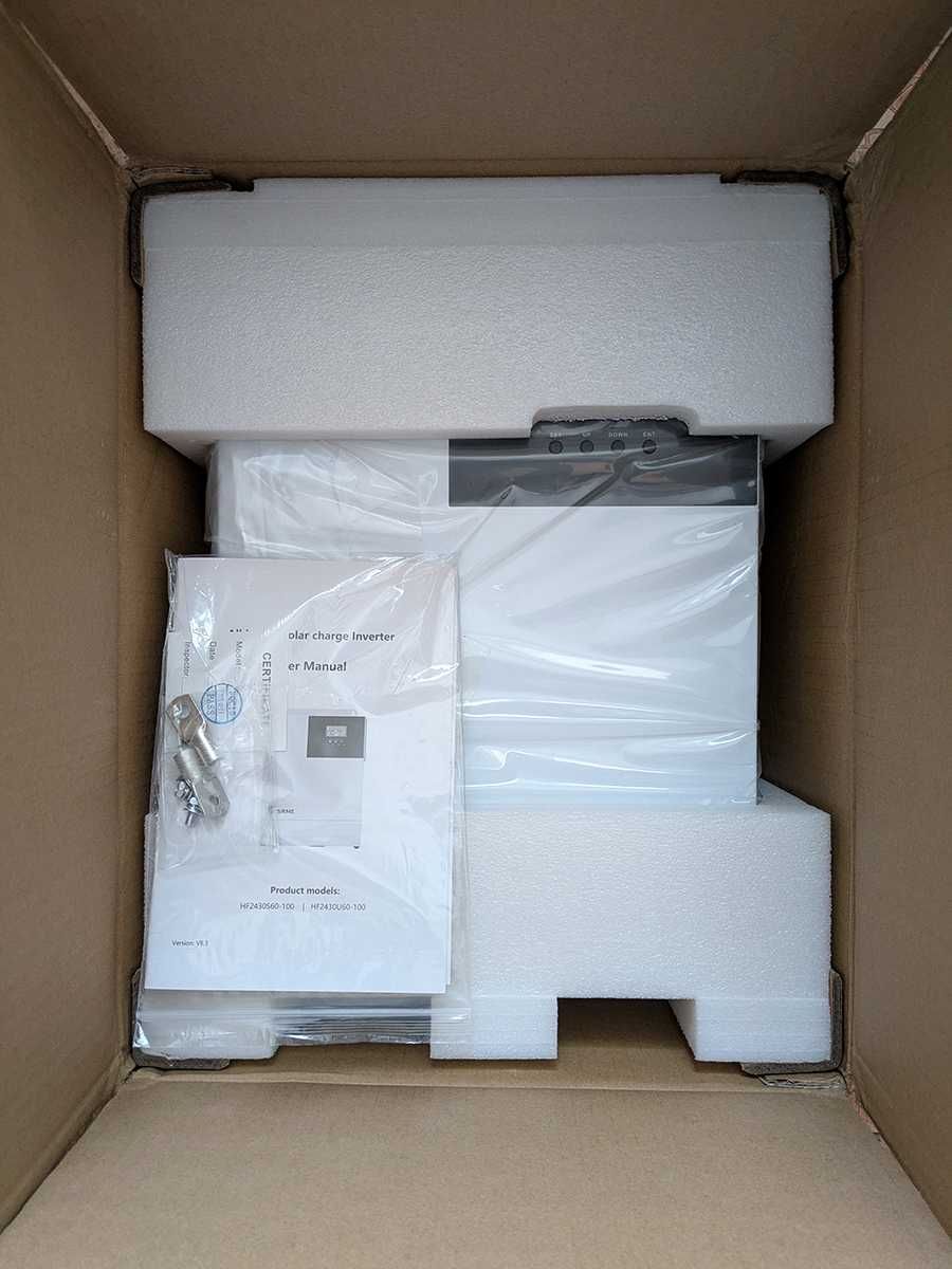 Гібридний сонячний інвертор SRNE 3KW 24V 220/230V - Кращий вибір!