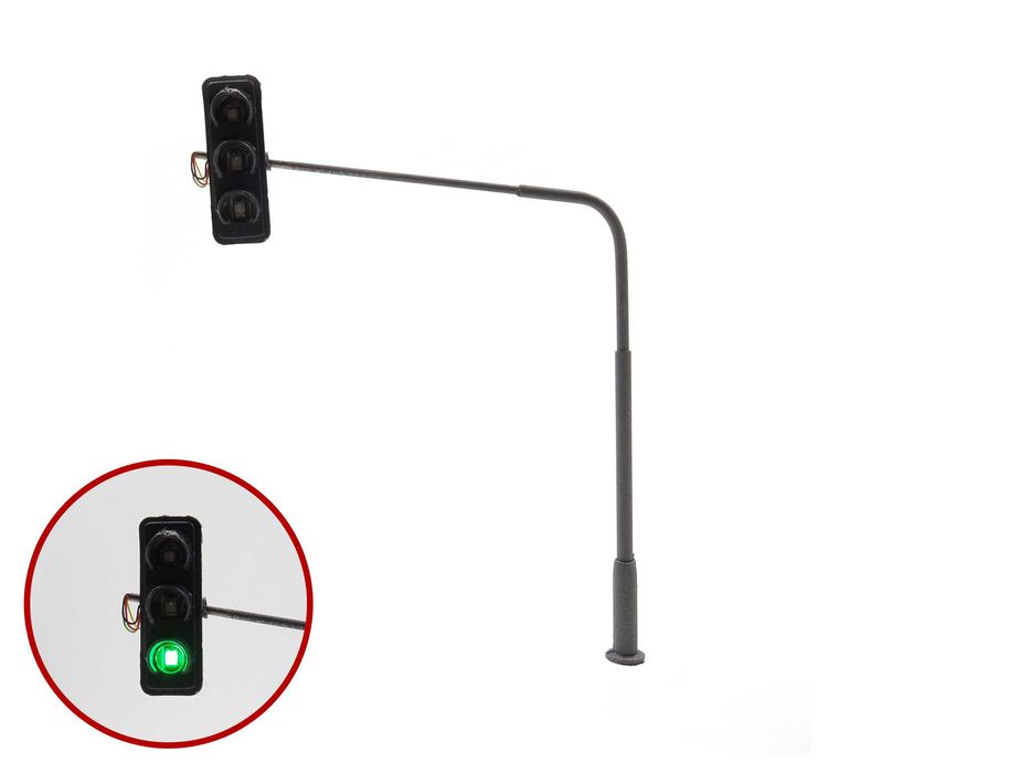 Sygnalizacja drogowa sygnalizator 85 mm H0 1:87