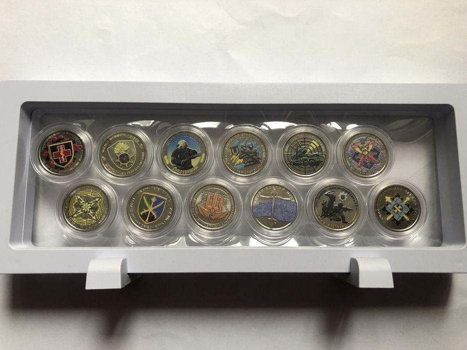 Монеты ЗСУ, цветные