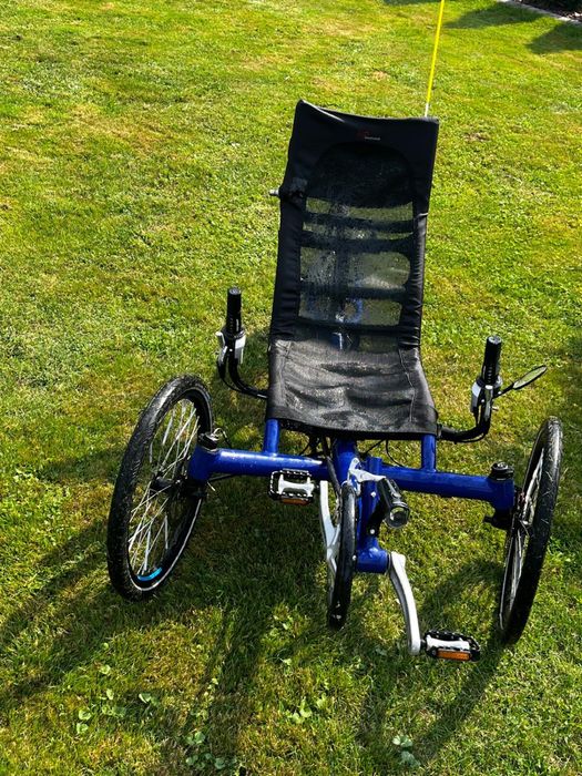 Rower trójkołowy poziomy Gekko