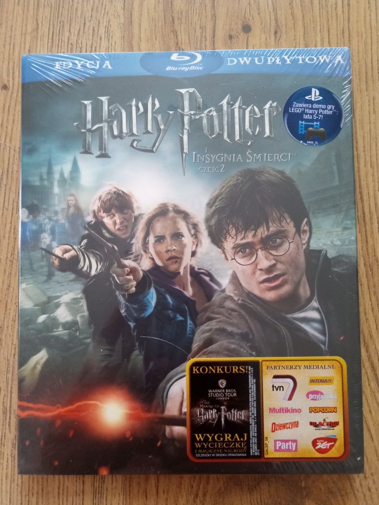 Harry Potter Insygnia Śmierci cz. 2 bluray nowy w folii