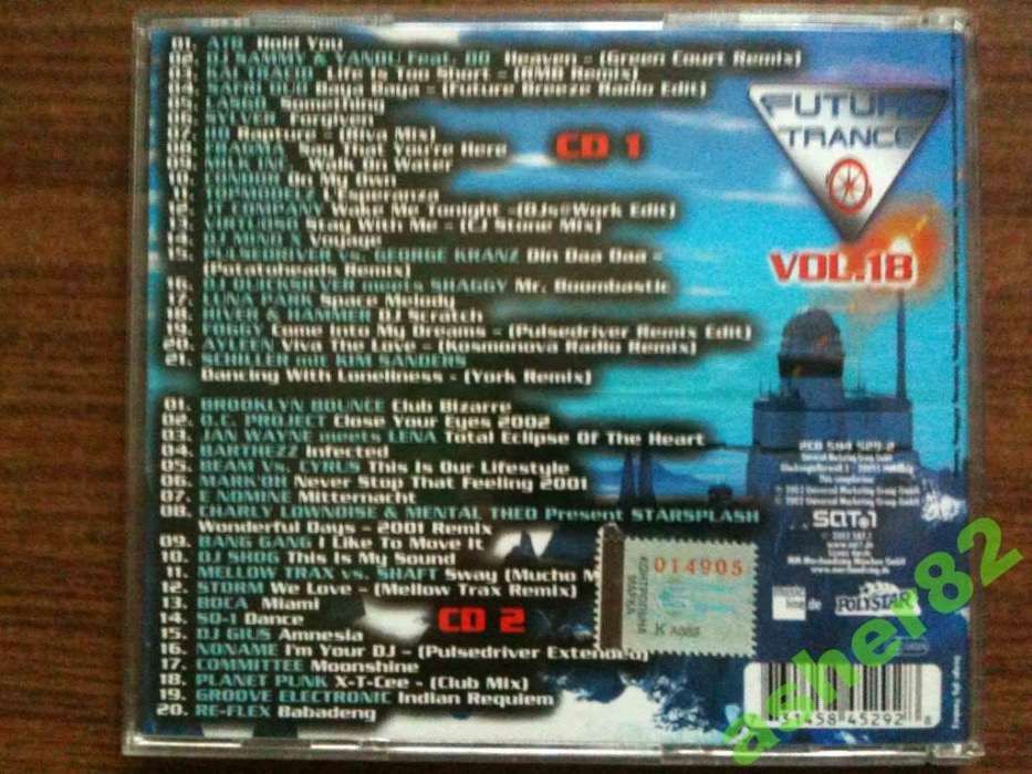 Музыкальный CD "Future Trance Vol.18" (2 CD)