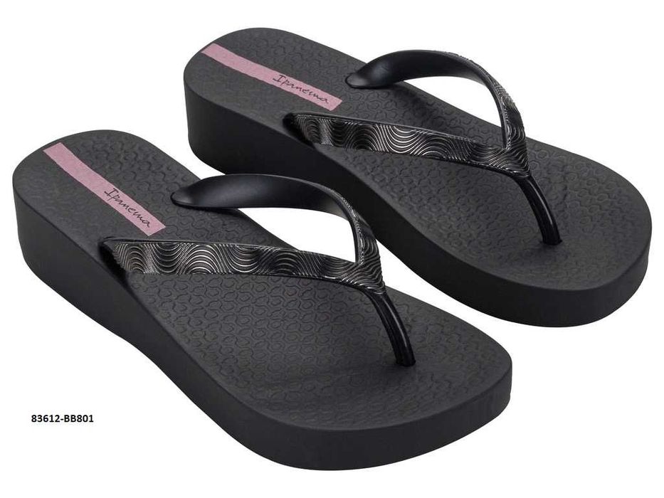 Жіночі тапки на середній танкетці Ipanema Mesh Chic (5 кольорів)