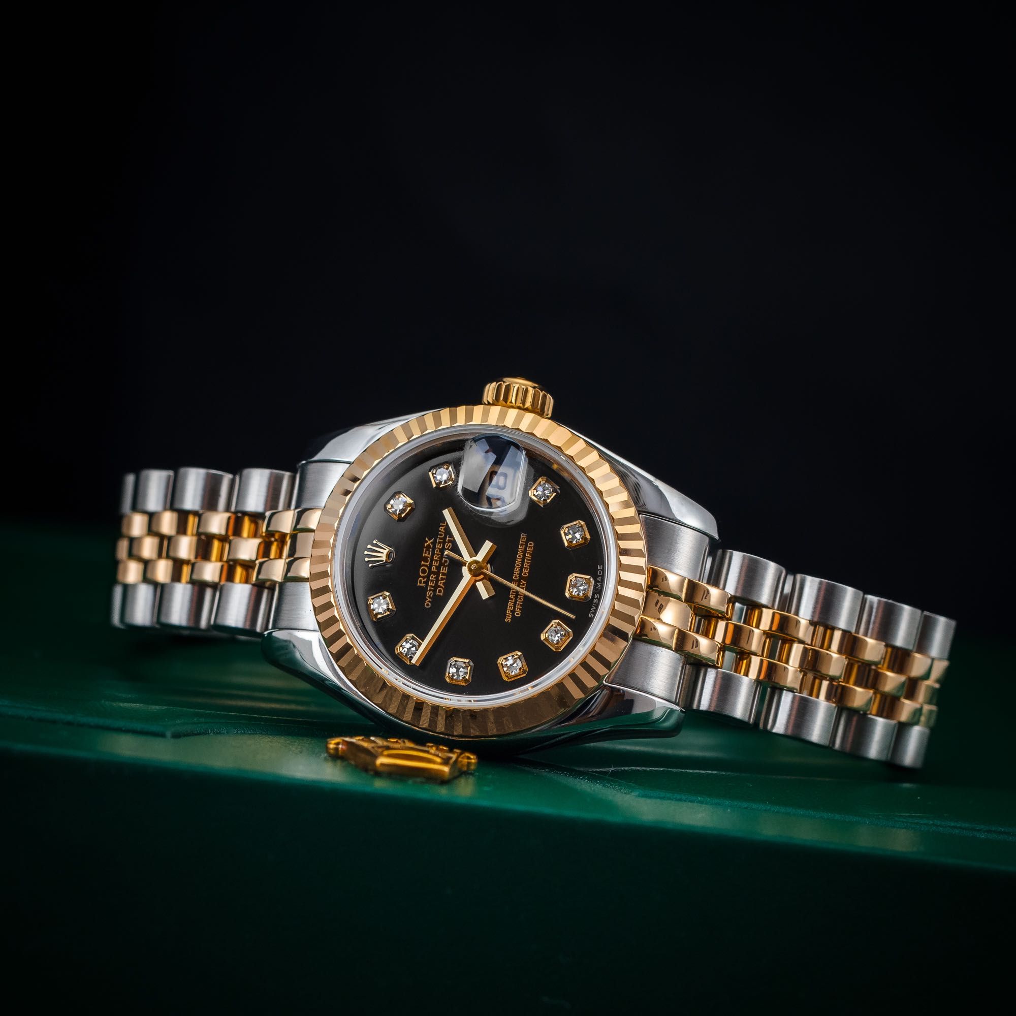 Rolex Lady Datejust 26 z diamentowymi indeksami