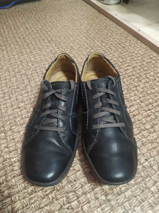 Кожаные ботинки,полуботинки,туфли Clarks Soft размер 40-41.