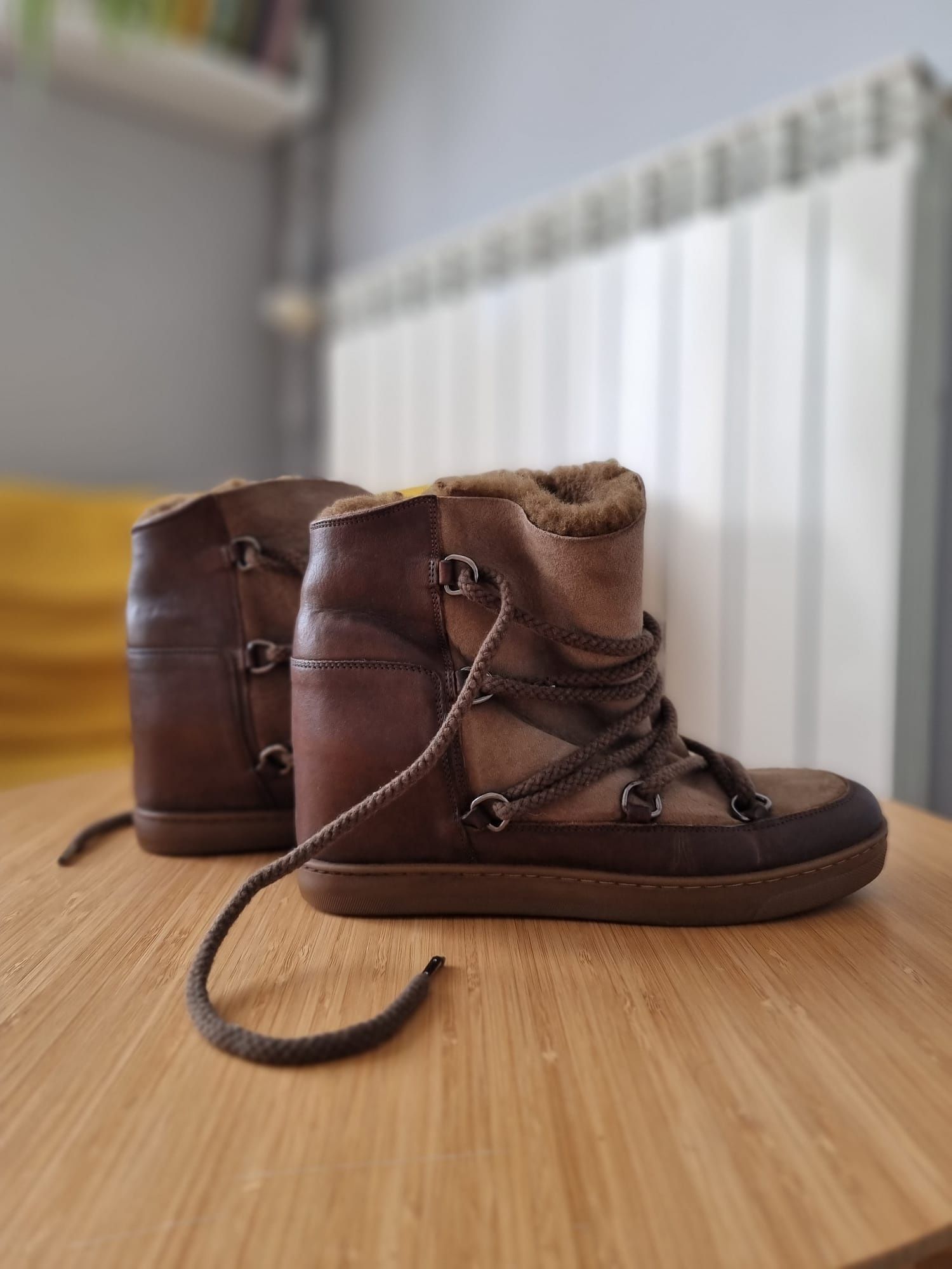 Brązowe botki ISABEL MARANT
