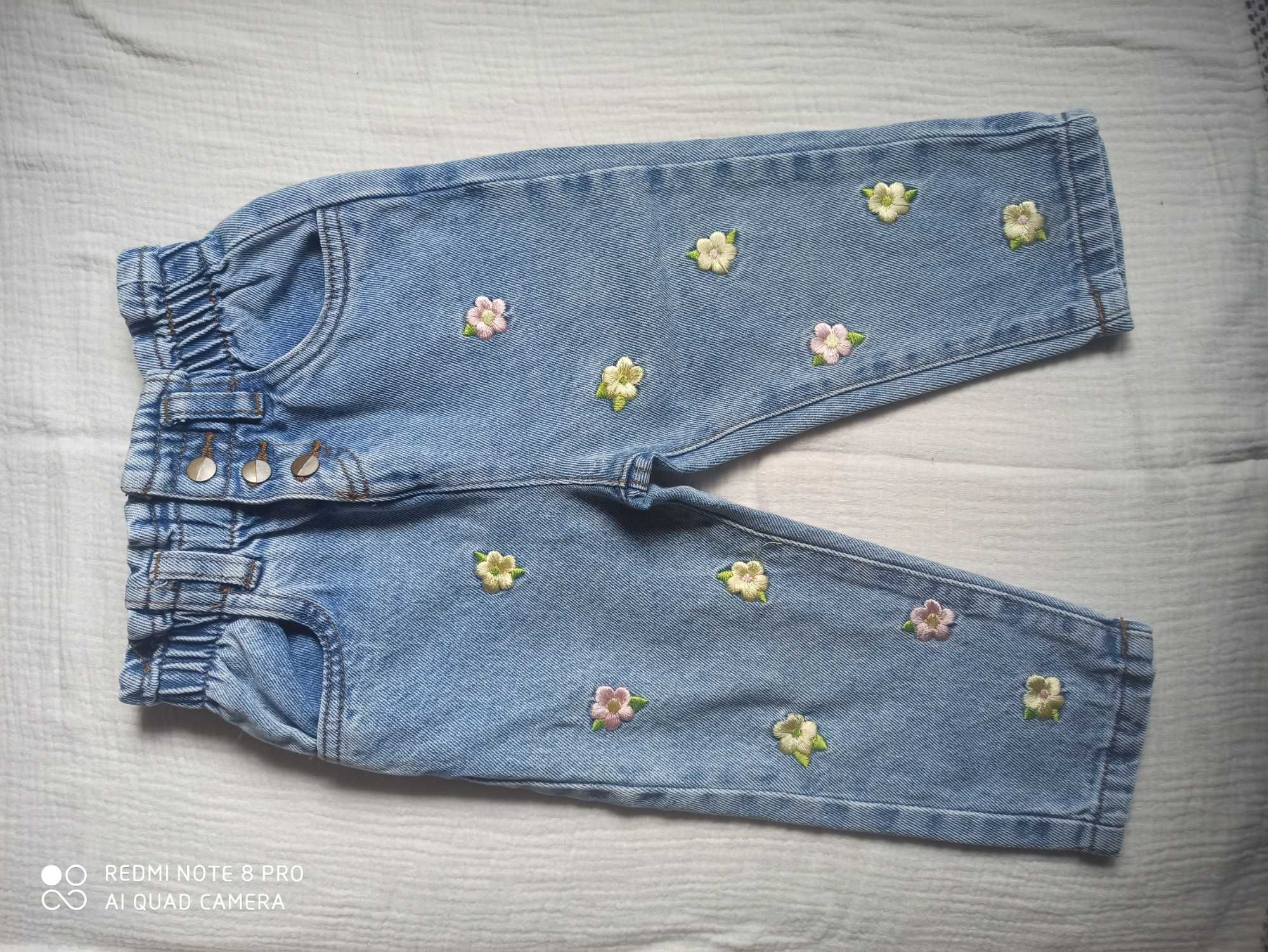 Jeansy baggy Reserverd 86 cm