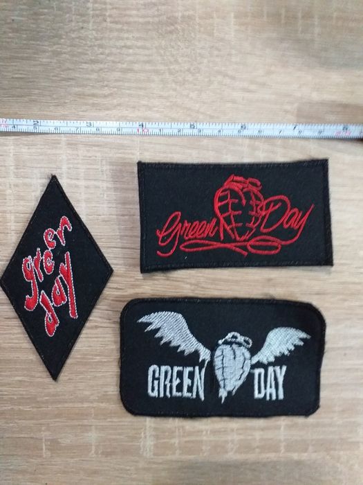 Green Day Kolekcjonerskie naszywki 3szt.