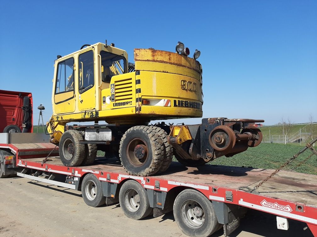 Kolejówka LIEBHERR A900 na części, silnik DEUTZ, hydraulika, części