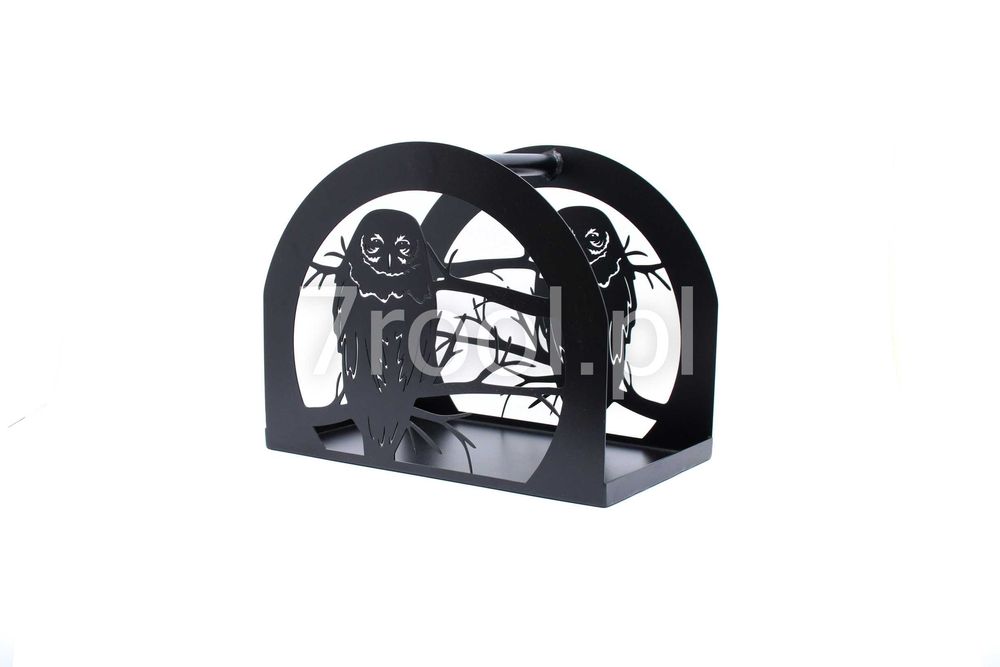 Kosz na drewno kominkowe SOWA