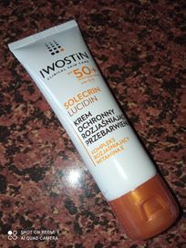 Iwostin Solecrin Lucidin, krem na przebarwienia, SPF 50+, 50 ml NOWY