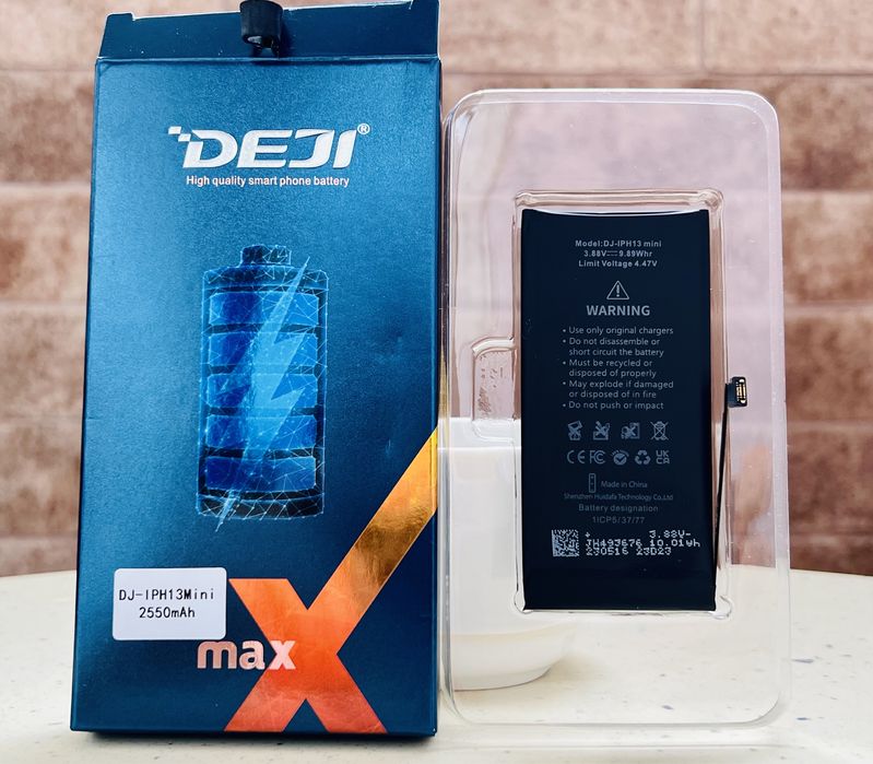 Батарея iPhone 13 Mini аккумулятор с повышенной емкостью 2550 mAh Deji