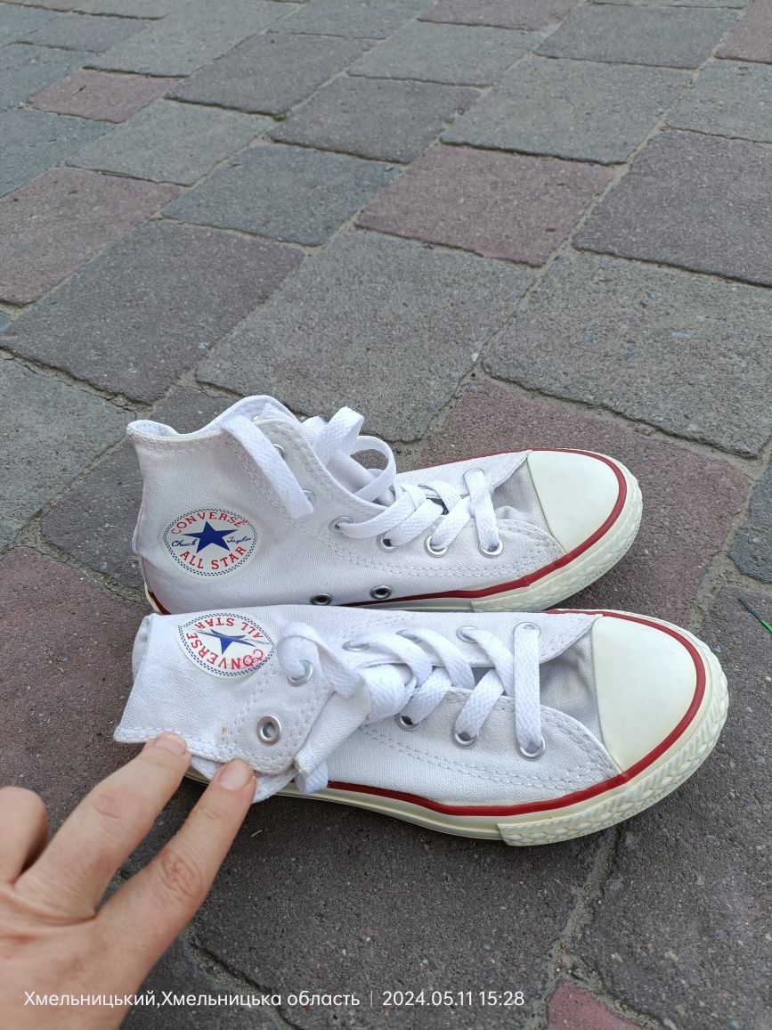 Дуже класні оригінальні кеди Converse для Вашої дівчинки