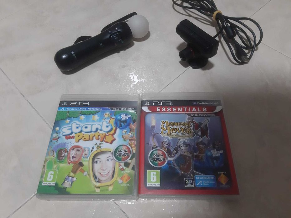 Comando move + Camera + 2 Jogos