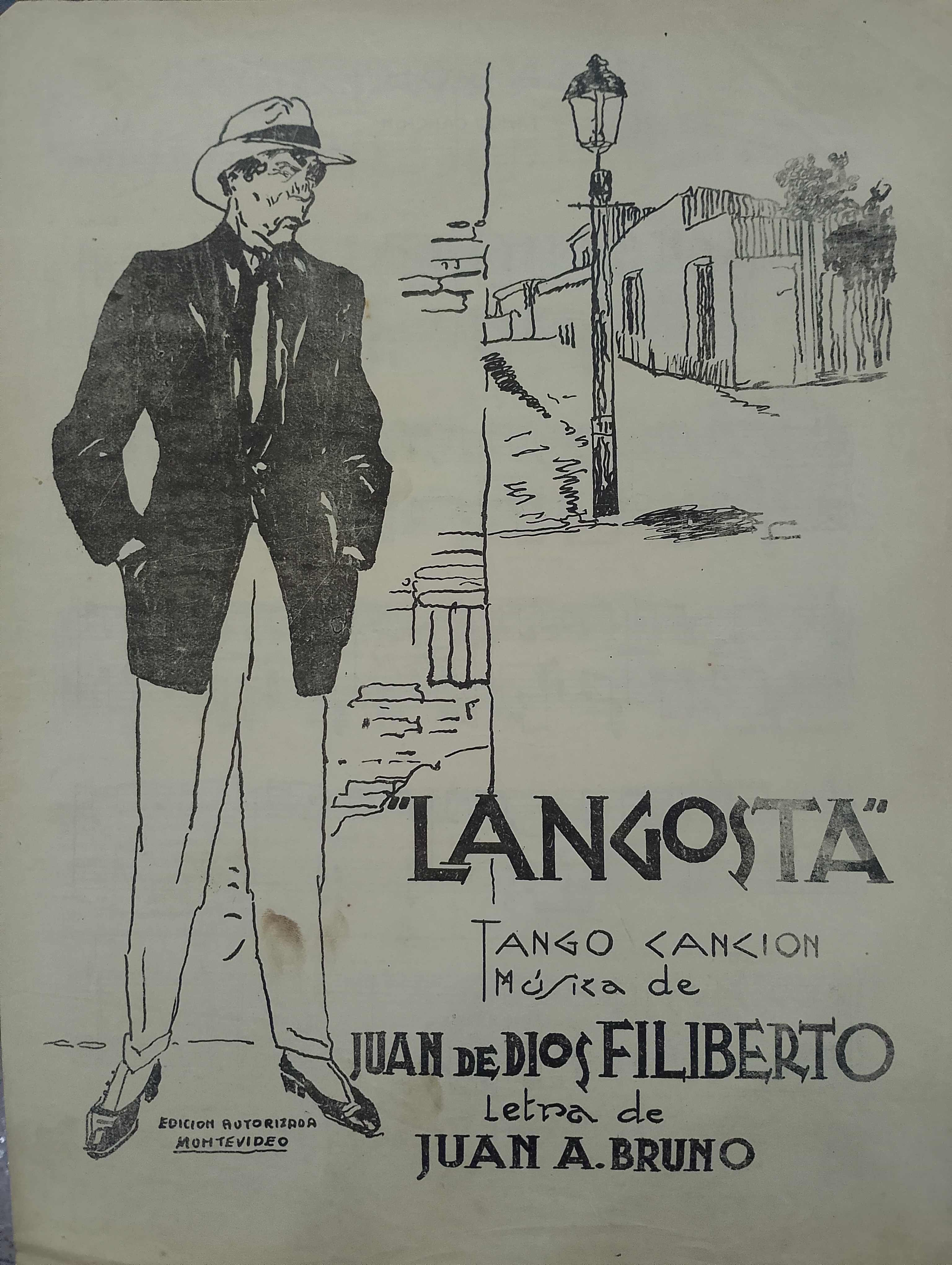 Partitura: "Langosta" - Juan de Dios Filiberto