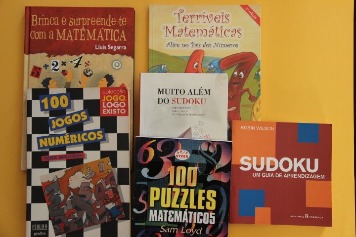 Livros de Matemática: Jogos, Puzzles, Sudoku...