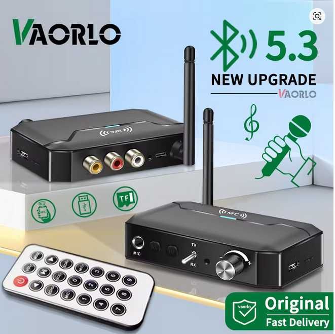 T300 2-in-1 Audio Adapter Bluetooth 5.3 RX/TX with Remote Control