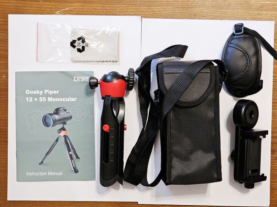 Монокуляр GOSKY 12×55 зі штативом