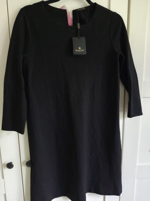 Nowa czarna sukienka Massimo Dutti S