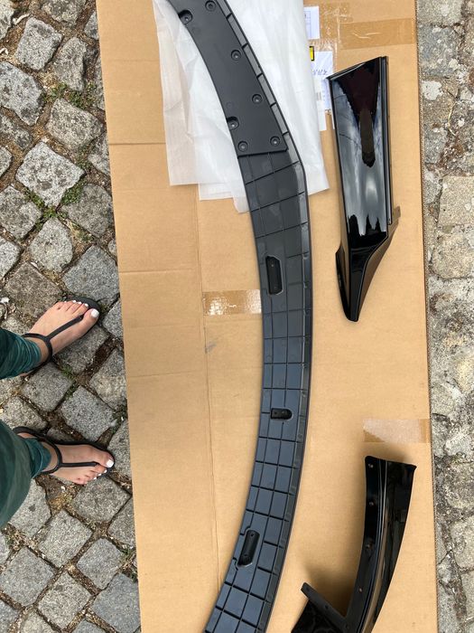 Spoiler lip frontal bmw modelo série 1 f20 f21 pack M