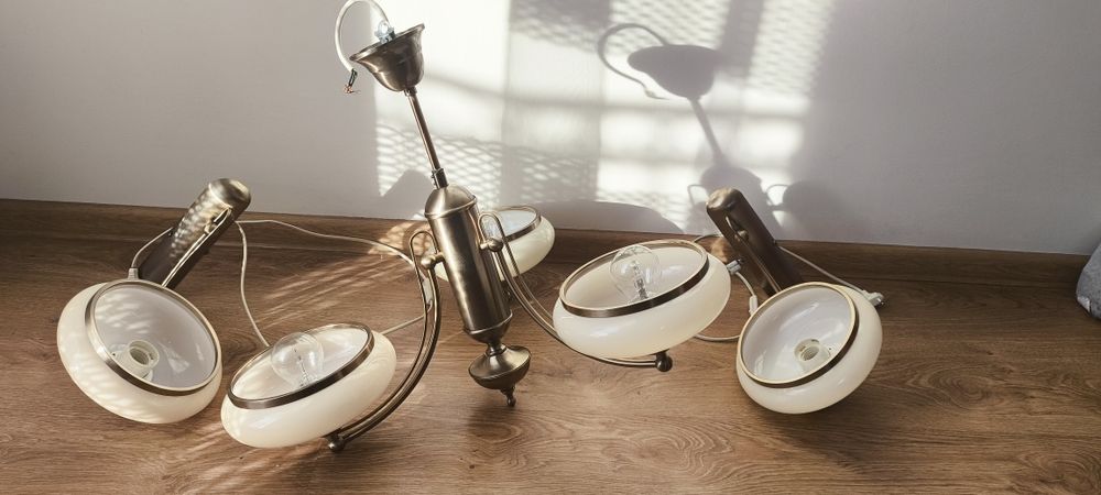 Lampa Żyrandol i 2 kinkiety w stylu klasycznym