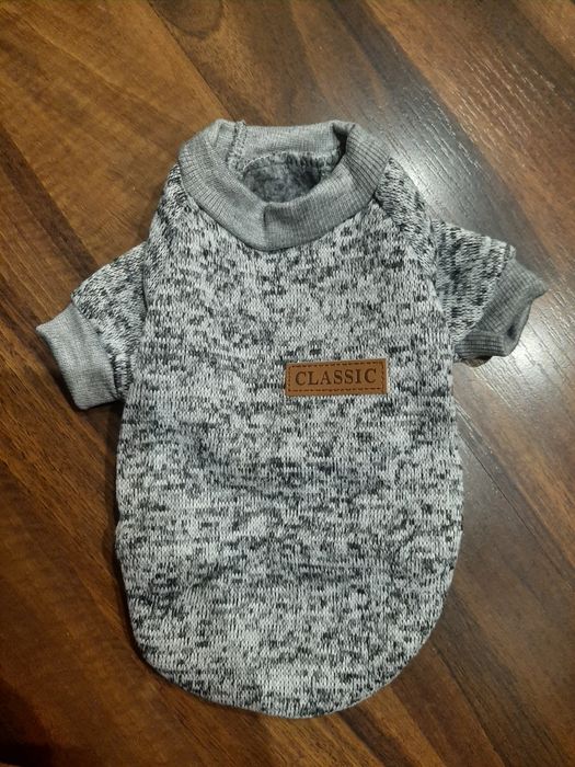 Ubranko dla psa szare