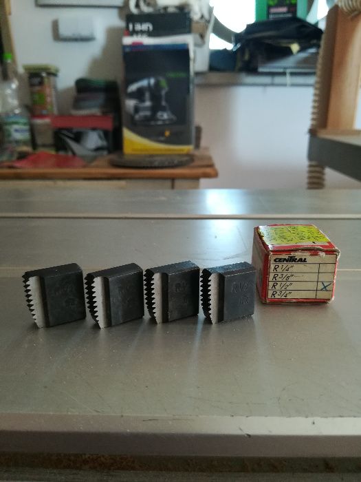 ROLLER narzyki do gwintownicy płytki cal + 1/2 cala komplet