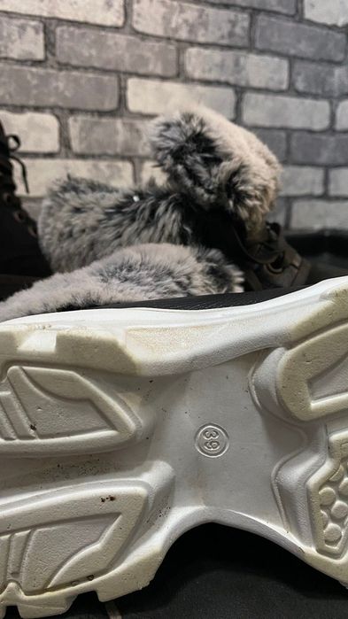 Зимові шкіряні черевики