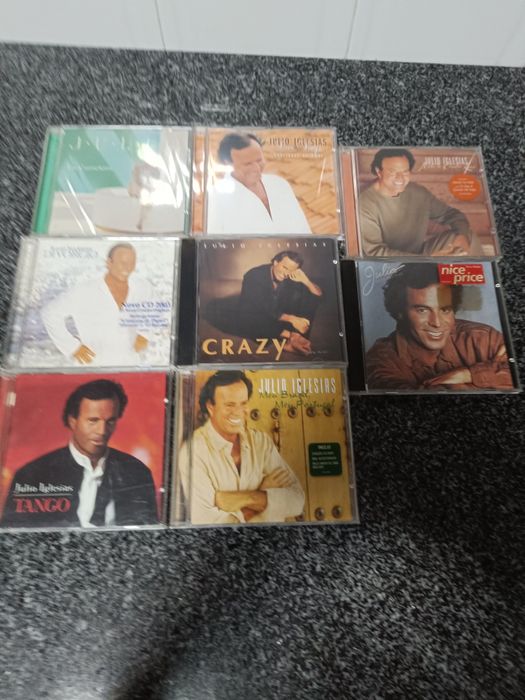 Vários CDs Júlio Iglesias