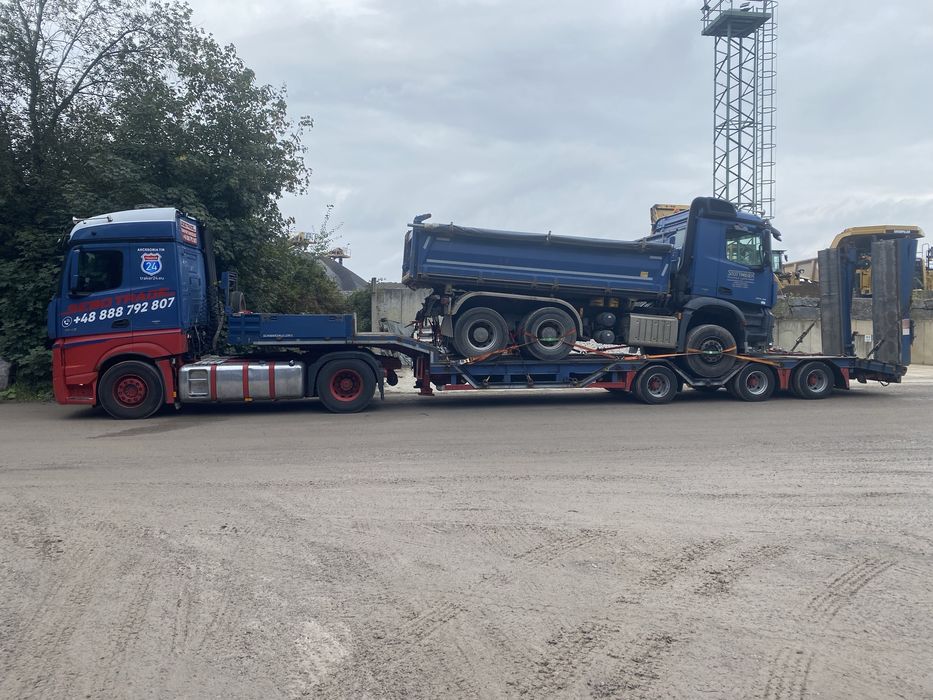 Pomoc drogowa TIR ZGORZELEC. Transport niskopodwoziowy, lawe