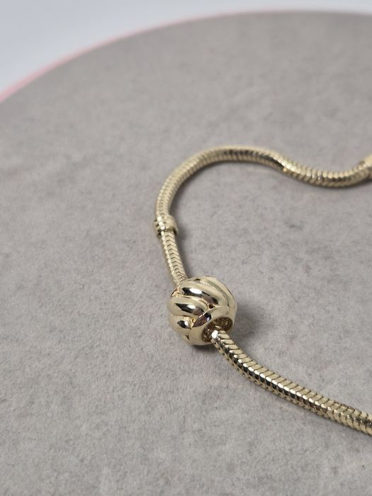 Złoty charms do bransoletki typu Pandora, kulka,585
