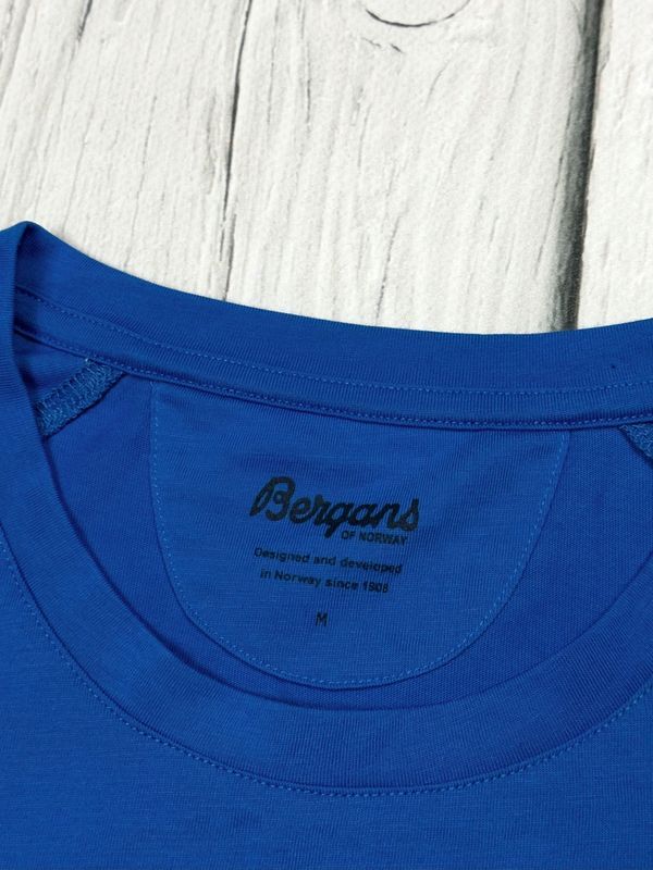 Bergans Tee Koszulka Trekkingowa Męska z Nadrukiem Logowana r. M