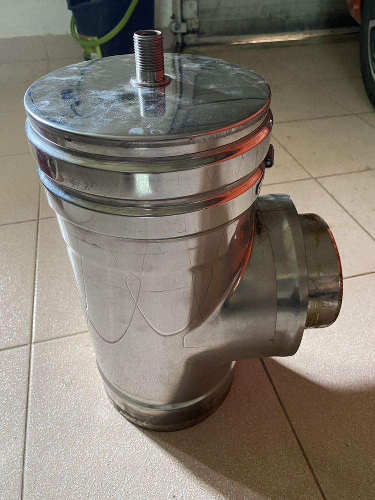 Tubo e T em inox com revestimento