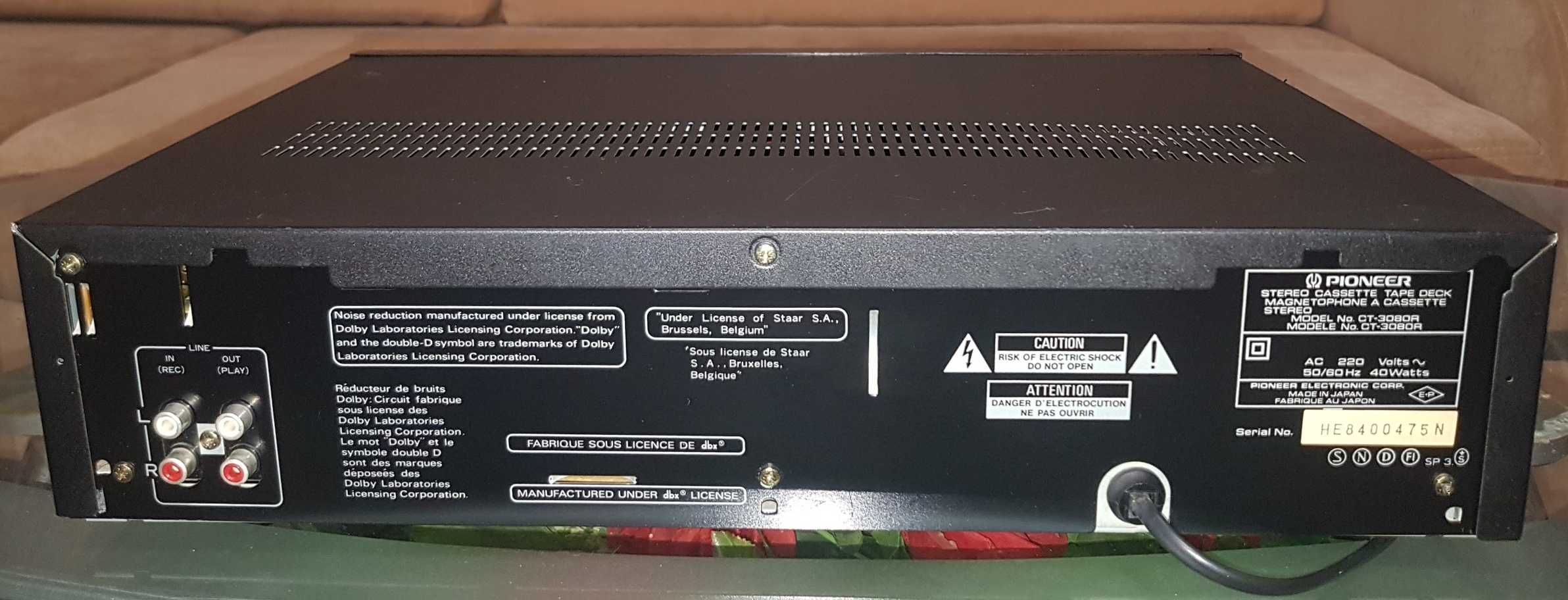 Кассетная дека Pioneer CT-3080 R stereo made in Japan/Japon